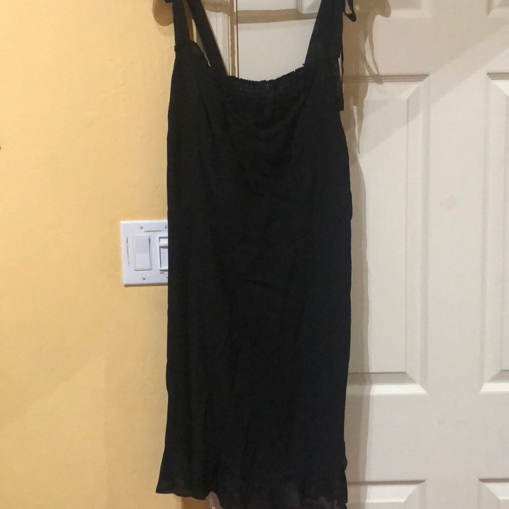 Reformation Christine dress in black